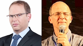 חגי סגל ואביעד גליקמן, צילום: חדשות 13/אלכסנדר כץ